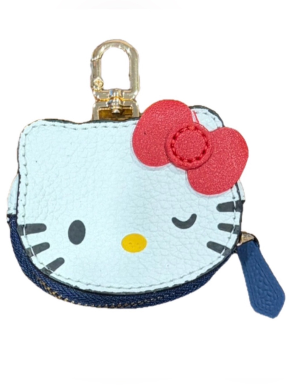 NWOT Large Hello Kitty Coin Bag/Bag Charm/Keychain-Winking